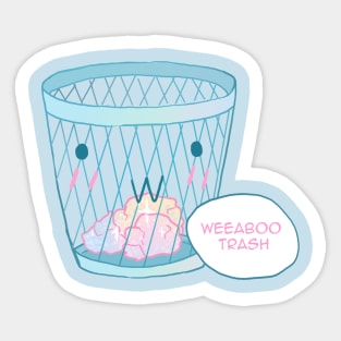 Weeb Trash Sticker